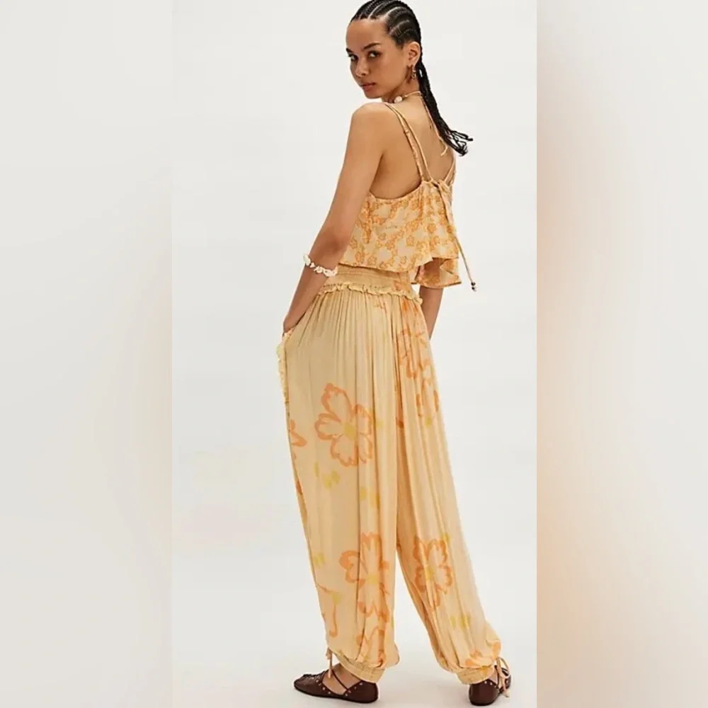 Free People Top Stitch And Tropics Set. NWT. Sand combo - Picture 3 of 5